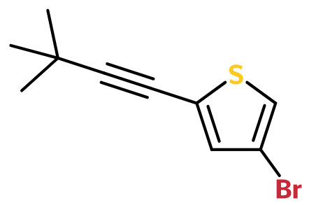 (image for) MC085446 4-Bromo-2-(3,3-dimethyl-but-1-ynyl)-thiophene